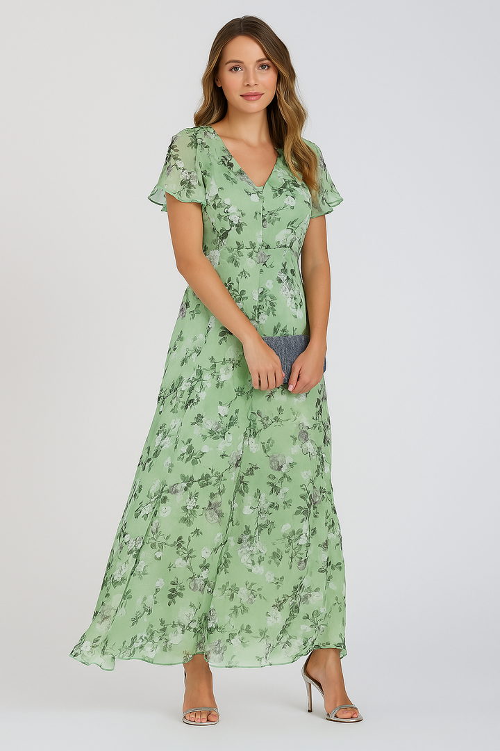 Lidia - Floral Long Dress